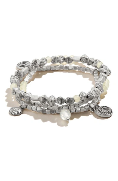 ALEX AND ANI NAUTILUS STRETCH BRACELET SET