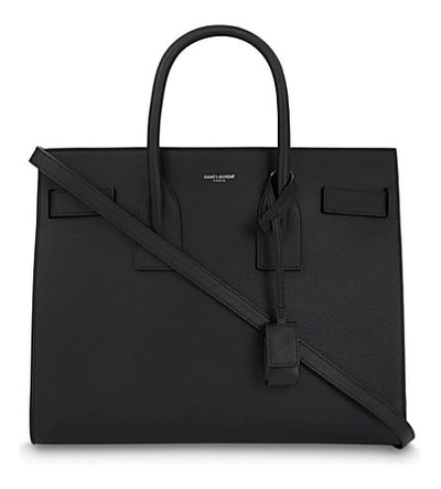 SAINT LAURENT Sac de Jour small grained leather tote