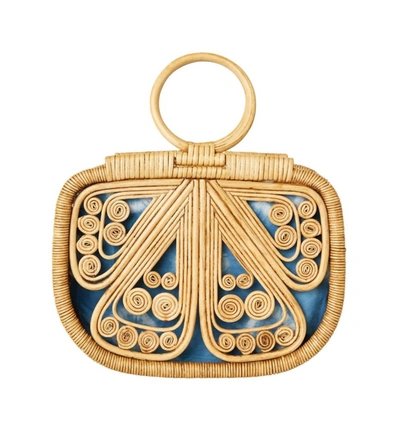 SARAH STEWART Butterfly Handbag in Blue