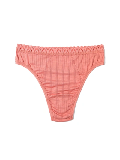 HANKY PANKY MELLOWLUXE™ HIGH CUT THONG
