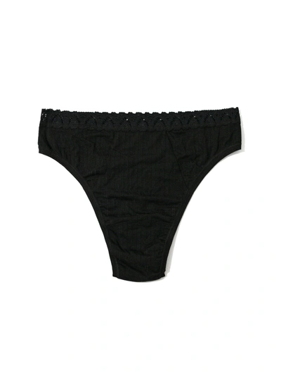 HANKY PANKY MELLOWLUXE™ HIGH CUT THONG