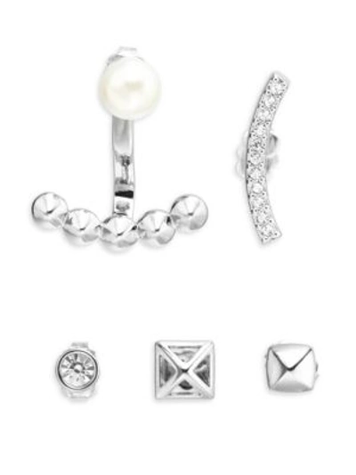 REBECCA MINKOFF FIVE-PIECE SINGLES CLUB MIX & MATCH EARRING SET