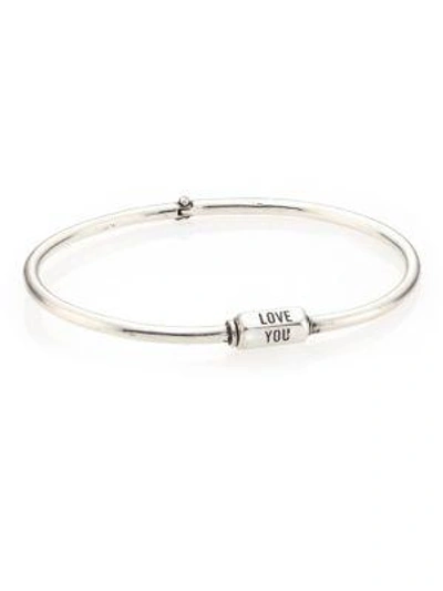 CAST OF VICES Sterling Silver Barrel Bracelet