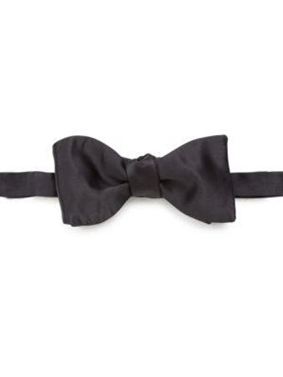 ETON MEN'S SOLID SILK SELF-TIED BOW TIE