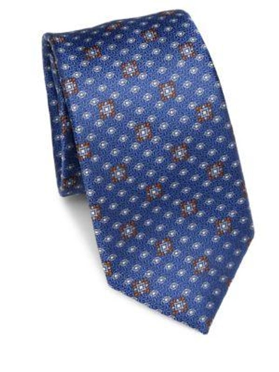SAKS FIFTH AVENUE COLLECTION Diamond Square Silk Tie