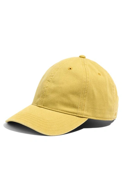 MADEWELL BROKEN IN ORGANIC COTTON TWILL BASEBALL CAP