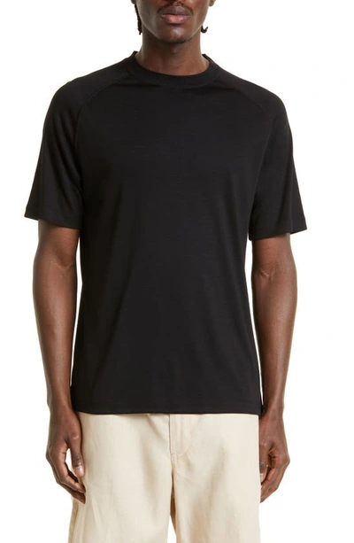 ZEGNA ZEGNA HIGH PERFORMANCE™ SHORT SLEEVE WOOL T-SHIRT