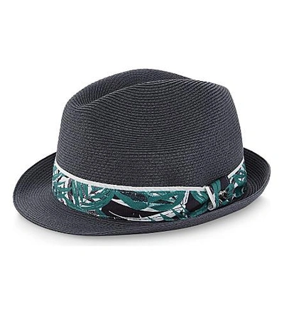 TED BAKER Printed trilby hat