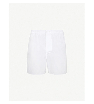 ZIMMERLI WOVEN COTTON BOXER SHORTS