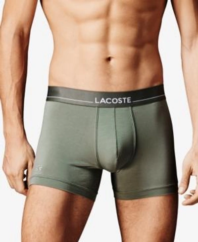LACOSTE MEN'S TENCEL STRETCH BOXER BRIEFS