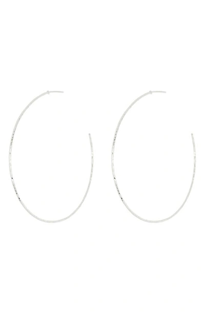 ARGENTO VIVO DIAMOND-CUT HOOP EARRINGS