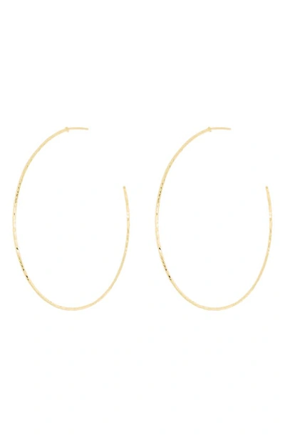 ARGENTO VIVO DIAMOND-CUT HOOP EARRINGS