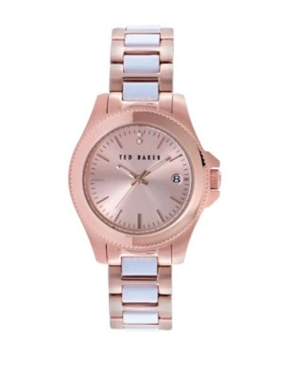 TED BAKER LADIES CLASSIC CHARM TWO TONE WATCH