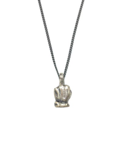 UNDERCOVER MIDDLE FINGER NECKLACE