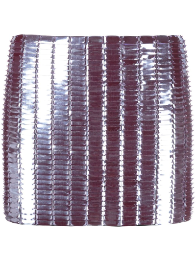 ATTICO RUE SEQUINNED MINISKIRT
