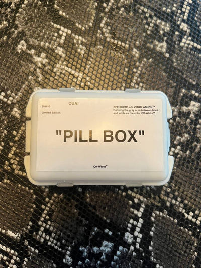 OFF-WHITE PILL BOX