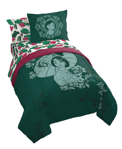 DISNEY MULAN UMBRELLA TWIN BED SET, 5 PIECES BEDDING