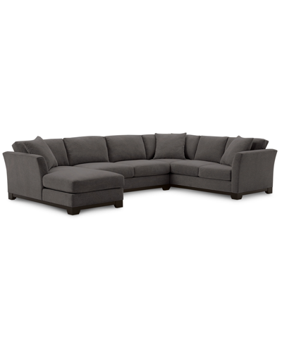 FURNITURE ELLIOT II 138" FABRIC 3-PC. CHAISE SECTIONAL, CREATED FOR MACY'S