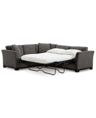 FURNITURE ELLIOT II 108" FABRIC 2-PC. SLEEPER SOFA SECTIONAL, CREATED FOR MACY'S