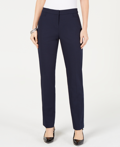 ALFANI PETITE MODERN STRAIGHT-LEG PANTS, CREATED FOR MACY'S