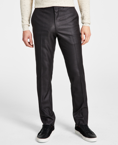 KENNETH COLE REACTION MEN'S TECHNI-COLE SUIT SEPARATE SLIM-FIT PANTS