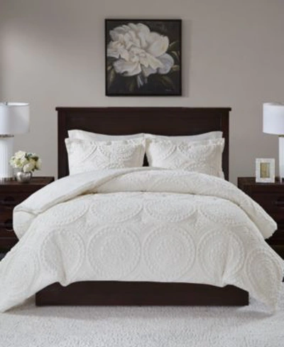 MADISON PARK ARYA EMBROIDERED MEDALLION COMFORTER SETS