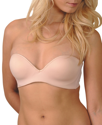 CARNIVAL WOMEN'S INVISIBLE PLUNGE STRAPLESS BRA