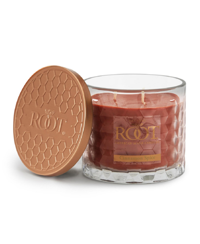ROOT CANDLES CINNAMON SPICE FRAGRANCE HONEYCOMB GLASS JAR CANDLE