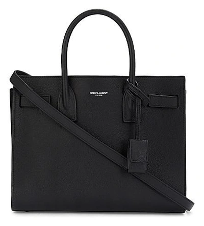 SAINT LAURENT Sac de Jour Baby grained leather tote