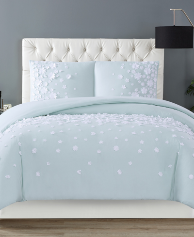 CHRISTIAN SIRIANO NEW YORK CHRISTIAN SIRIANO CONFETTI FLOWERS 2 PIECE TWIN XL DUVET COVER SET BEDDING