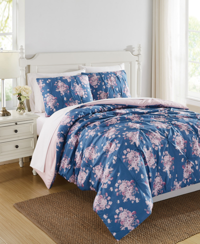 THE FARMHOUSE BY RACHEL ASHWELL THE FARMHOUSE BY RACHEL ASHWELL SIGNATURE SAVANNAH DUSK 3 PIECE COMFORTER SET, FULL/QUEEN BEDDING