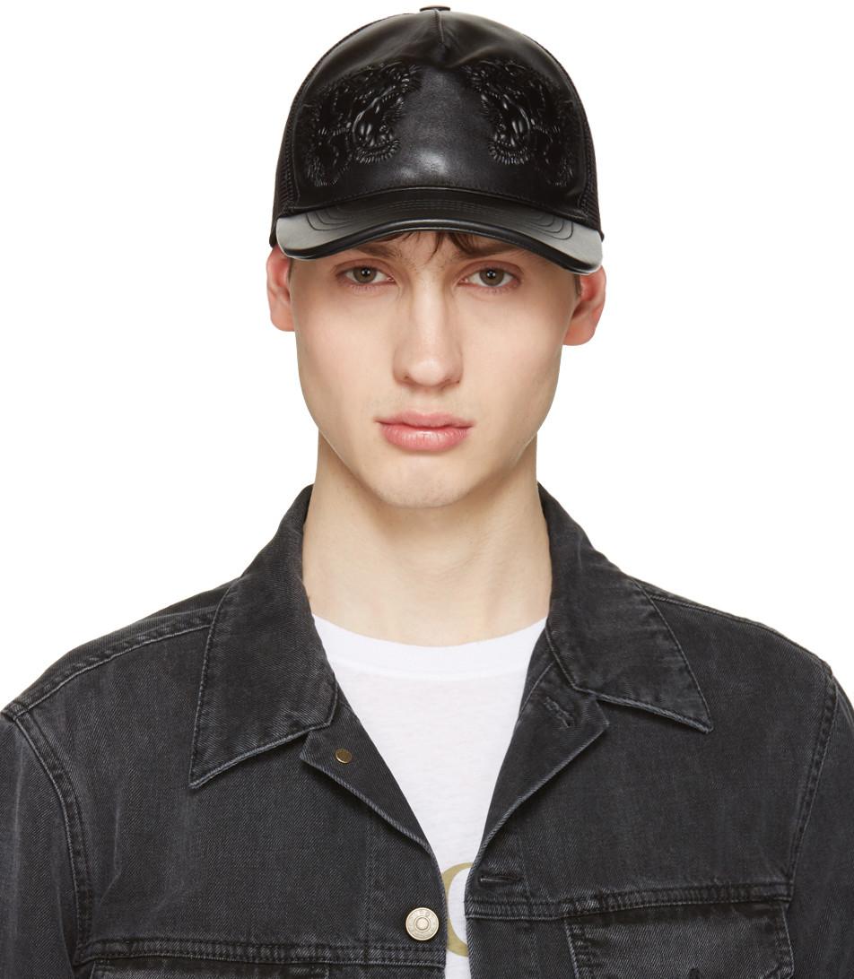 gucci black tiger cap
