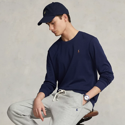 POLO RALPH LAUREN RALPH LAUREN CLASSIC FIT SOFT COTTON CREWNECK T-SHIRT