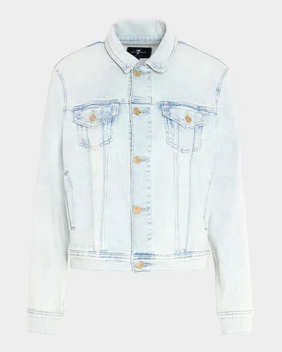 7 FOR ALL MANKIND CLASSIC DENIM TRUCKER JACKET