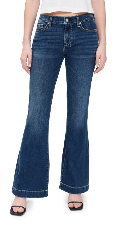 7 FOR ALL MANKIND DOJO TAILORLESS JEANS MEDIUM MELROSE