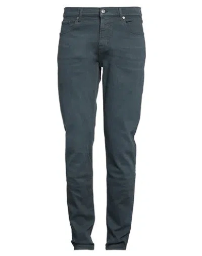 7 FOR ALL MANKIND 7 FOR ALL MANKIND MAN JEANS NAVY SIZE 34 COTTON, ELASTANE