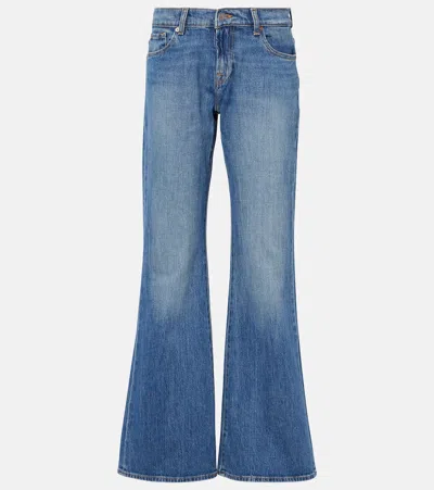 7 FOR ALL MANKIND MANKIND HIGH-RISE FLARED JEANS