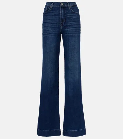 7 FOR ALL MANKIND MODERN DOJO HIGH-RISE FLARED JEANS