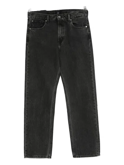 7 FOR ALL MANKIND MODERN STRAIGHT FIVE-POCKET JEANS