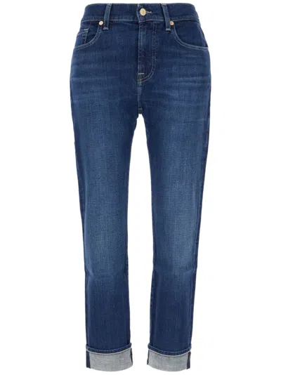 7 FOR ALL MANKIND STRAIGHT-LEG JEANS