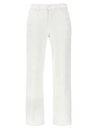 7 FOR ALL MANKIND WOMEN WHITE CALIE JEANS, 31 LUXURY JEANS FOR WOMEN DARVEYS