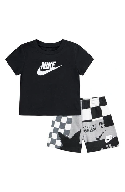 NIKE SPORTSWEAR CLUB LIFESTYLE GRAPHIC T-SHIRT & FRENCH TERRY SHORTS