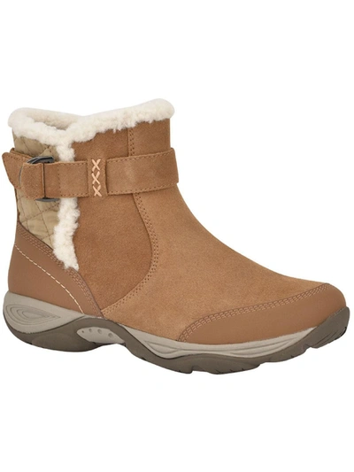 EASY SPIRIT ELK WOMENS SUEDE COLD WEATHER SHEARLING BOOTS