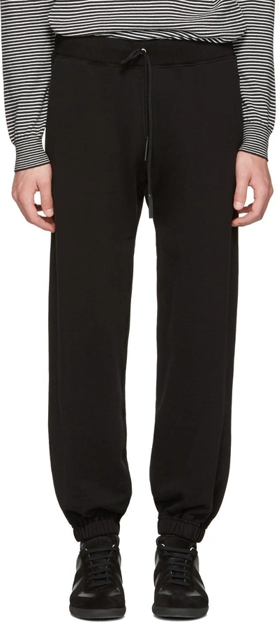 MAISON MARGIELA Black Oversized Lounge Pants
