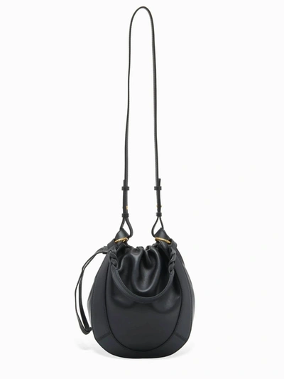 ULLA JOHNSON Hilma Bucket Bag In Noir