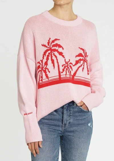 PISTOLA Darya No Pocket Crewneck Pullover In California Sunrise