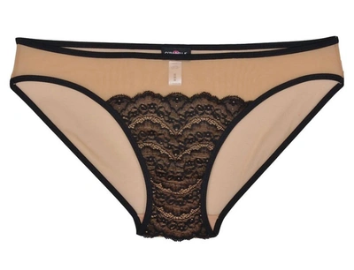 COSABELLA ELISE LOWRIDER BIKINI IN BLACK/ NUDE