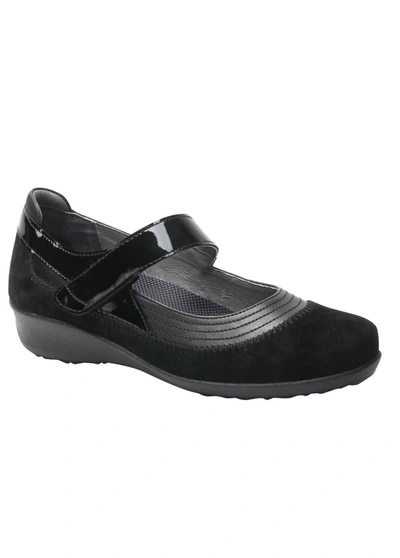 DREW GENOA CASUAL SHOES - MEDIUM WIDTH IN BLACK