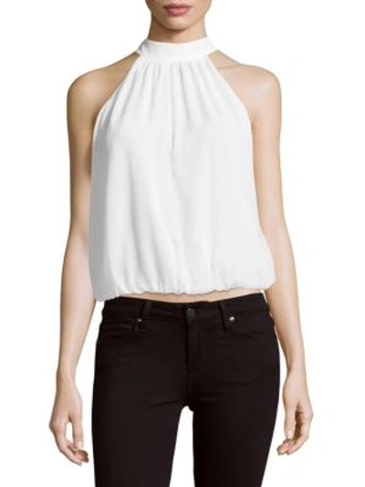 ALICE AND OLIVIA Maris Halter Blouson Top