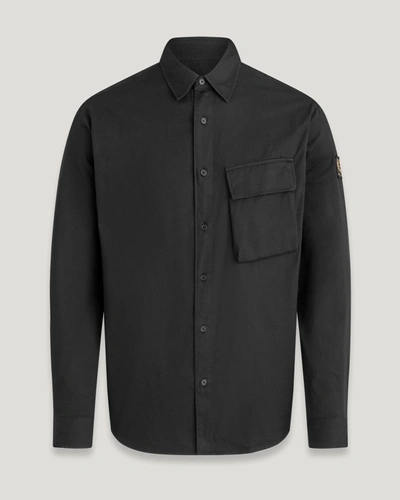 BELSTAFF BELSTAFF SCALE HEMD FÜR HERREN GARMENT DYE COTTON